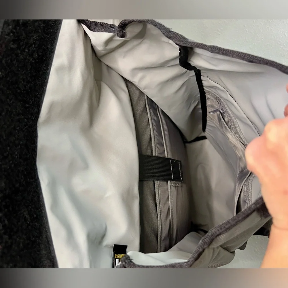 NEW Timbuk2 Custom Prospect Roll Top Laptop Work Backpack Black Gray Blue School